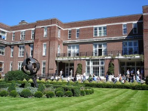 outside of brick building