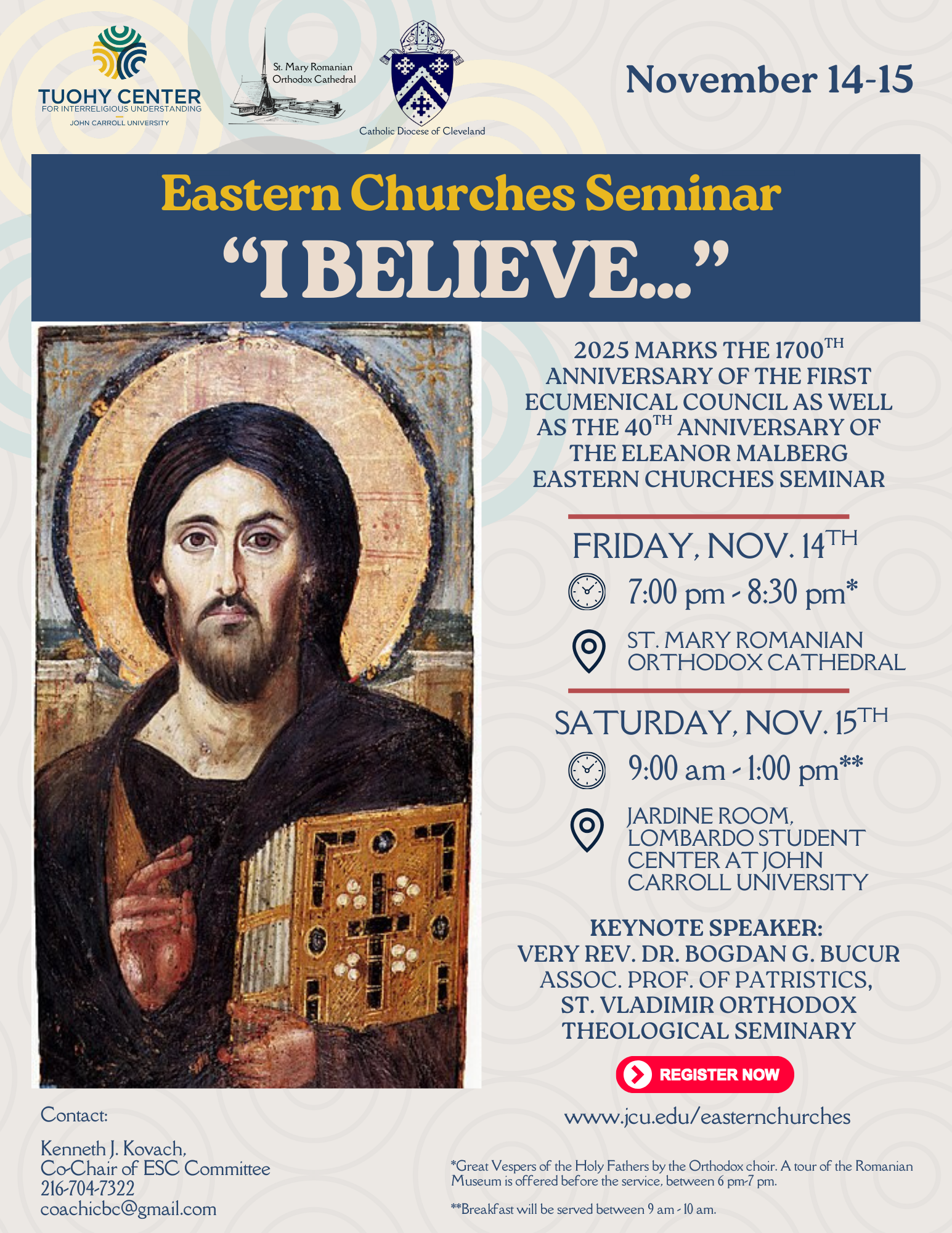eastern churches seminar poster