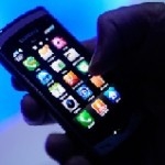 Phone being handled by a person