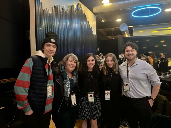 Lydia and team at the Addy Awards