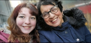 Angela Burns and Her Grandmother