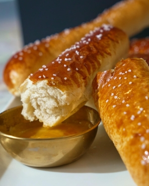 Photo of pretzel sticks from Cleveland Pretzzel Co. 