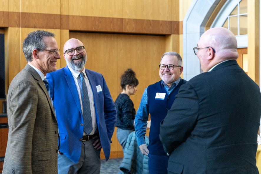 Guests at the reception