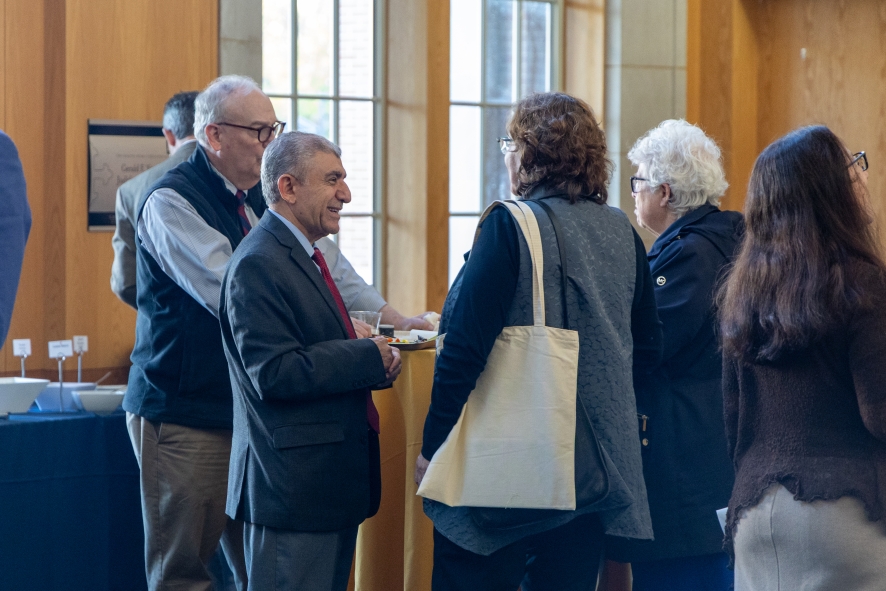 Guests at the reception