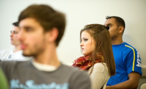 JCU students in class 2012 (photo provided to Ed Hahnenberg by university photographer)