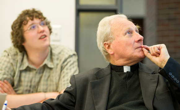 Archbishop Fitzgerald with Student