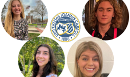 Collage of four student images