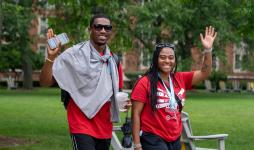 Photo of students participating in National Urban League's youth Summit at JCU