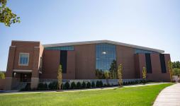 Outside view of John Carroll's New Athletic, Wellness & Event Center