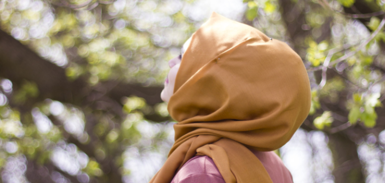 Muslim Woman in Nature