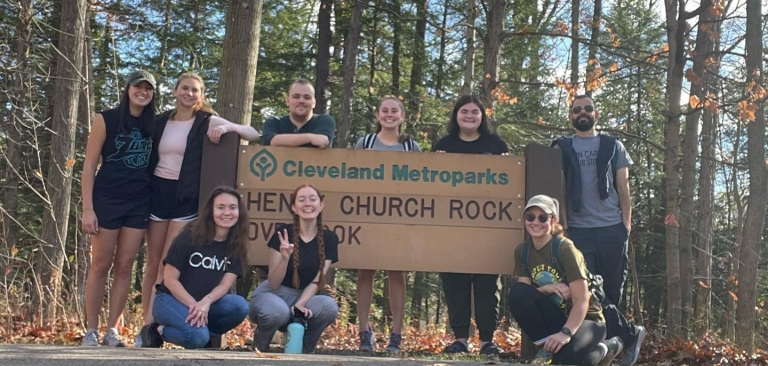 Sustainability group hike