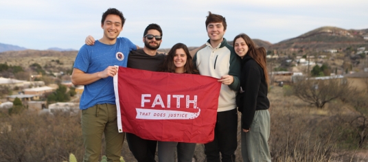 A group of students on an Immersion Trip.