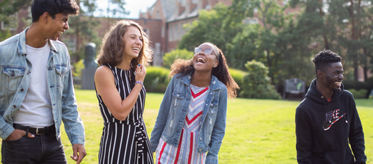 Students on quad